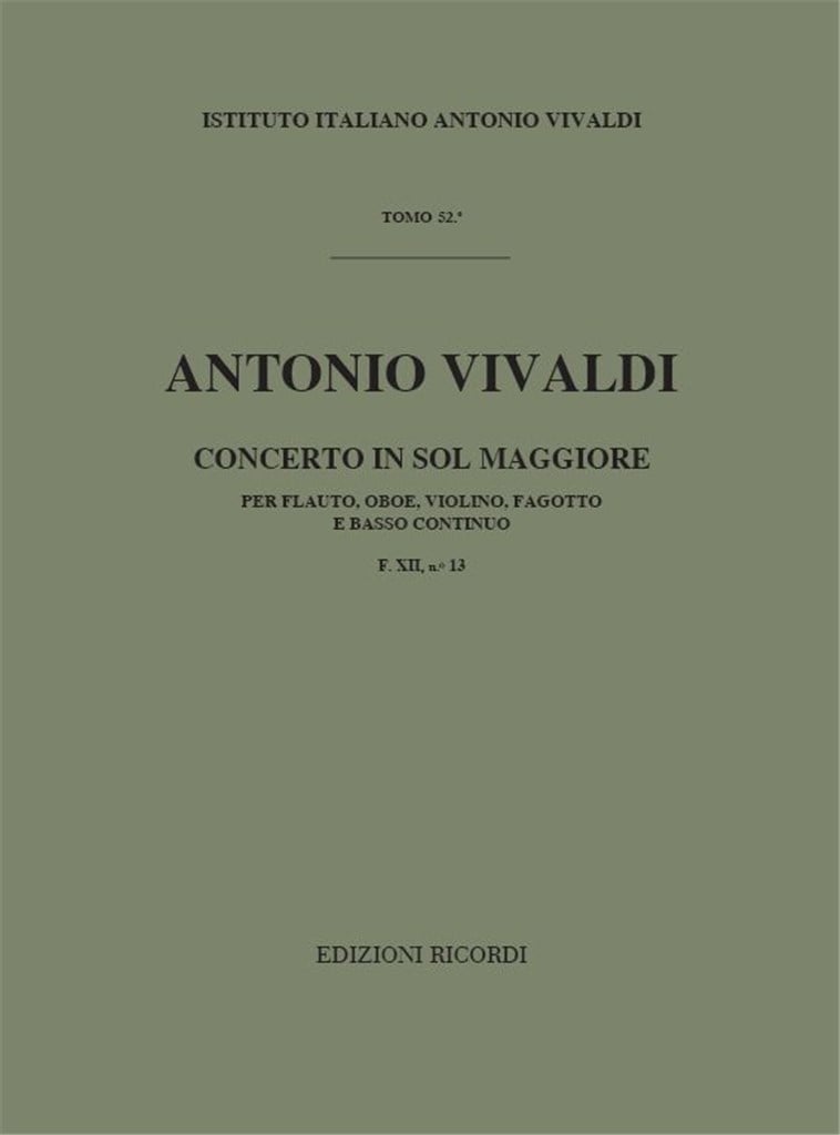 Concerti Per Strumenti Diversi E B.C.: